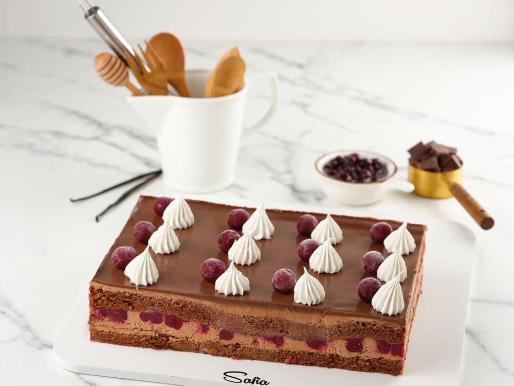 Саксония прямоугольный торт половинка