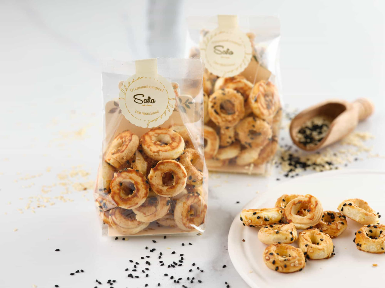 Мини печенье Сушки в упаковке