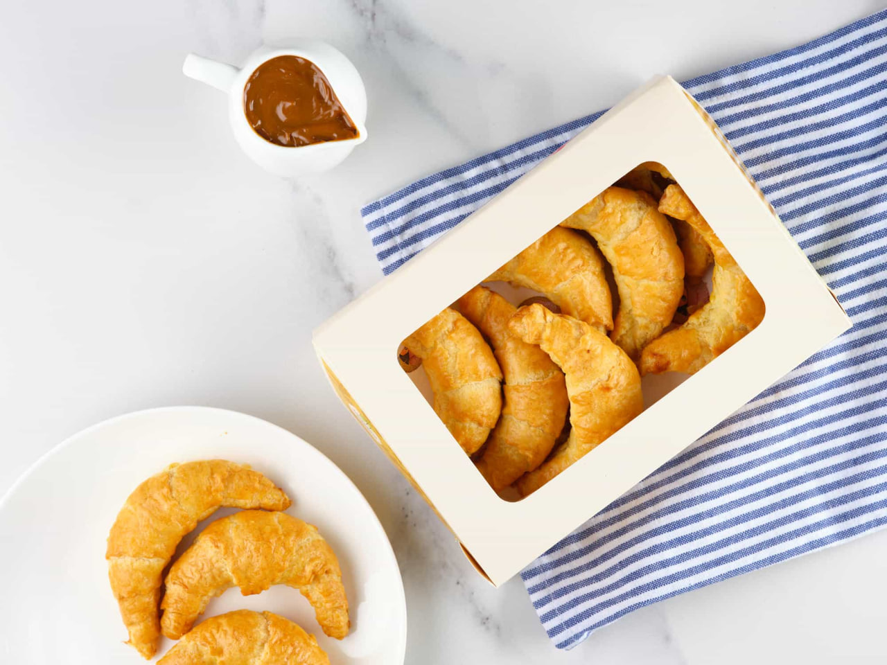 Печенье Рогалики со сгущенкой в мини упаковке