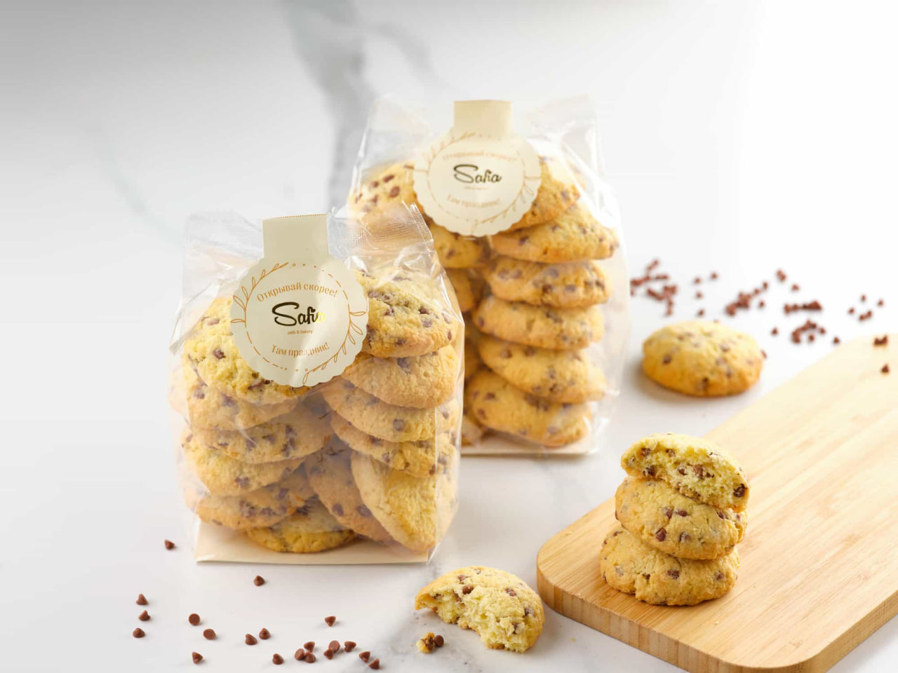 Печенье Баунти в упаковке