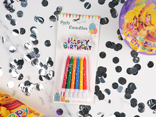 Свечки цветные звездочки