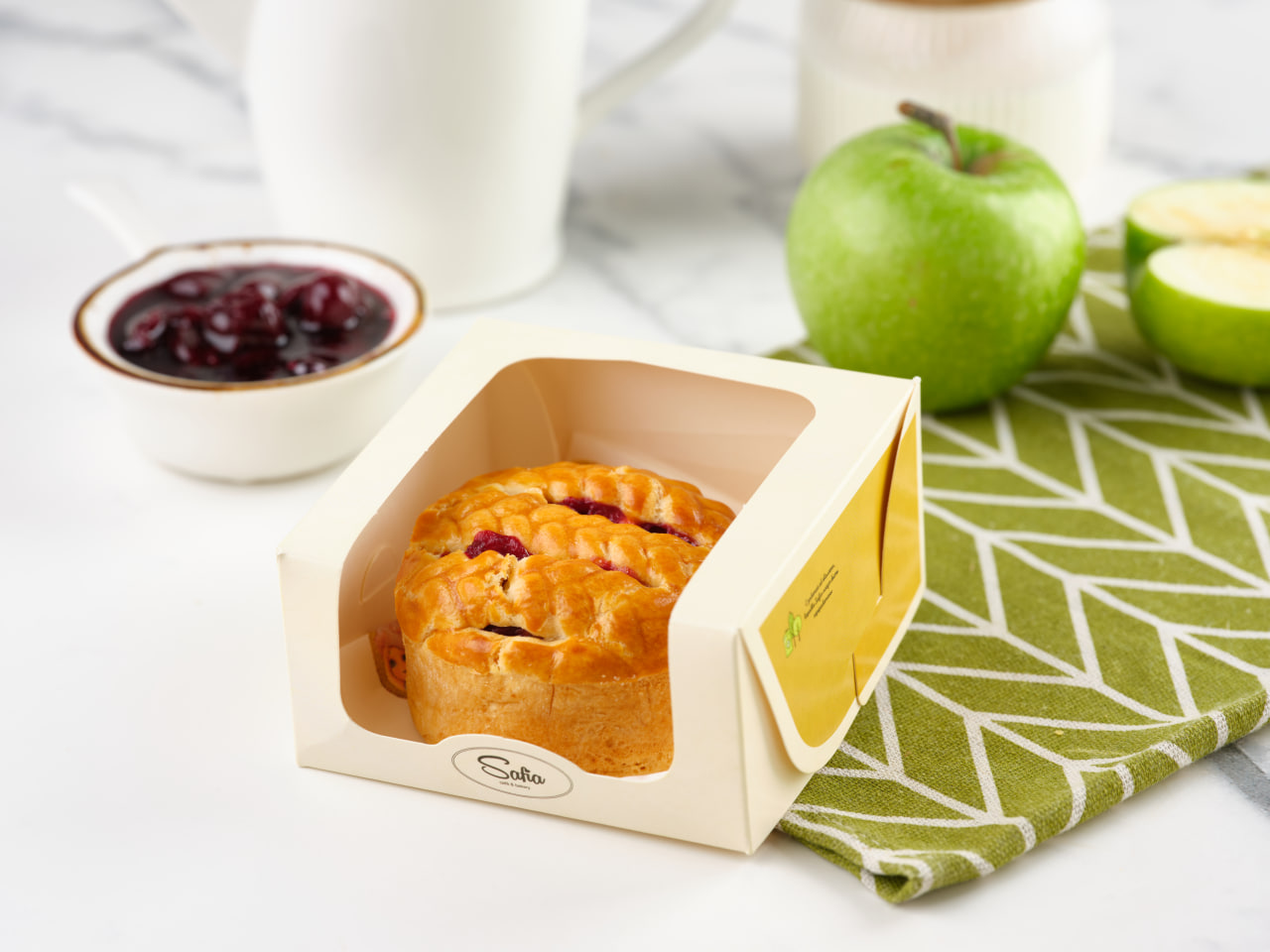 ПП Пирог вишнёво-яблочный