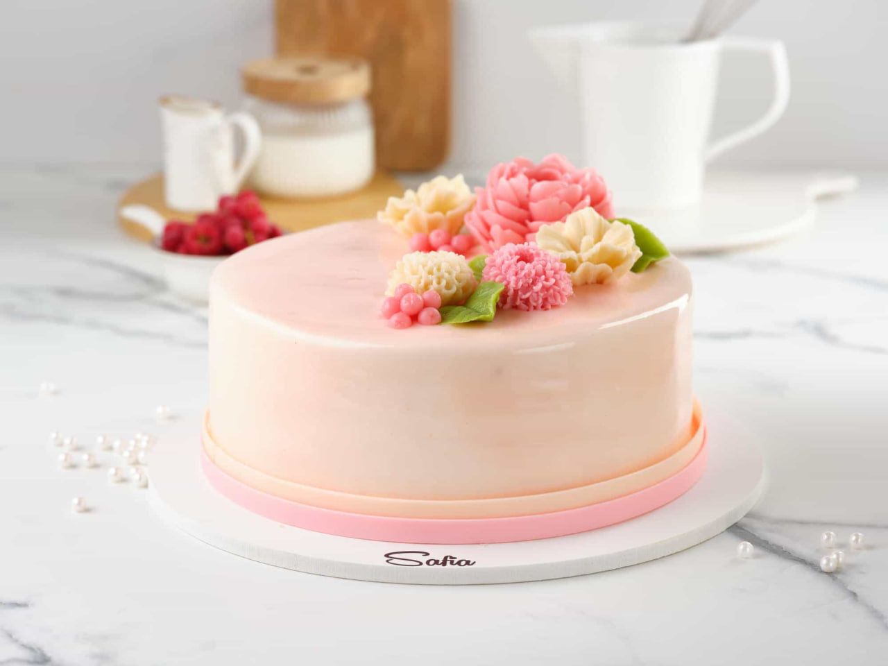 Торт Сафия оформленный