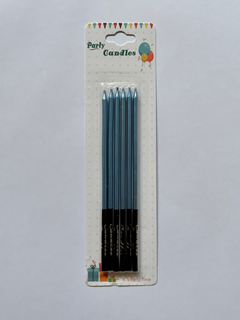 Свечки голубые