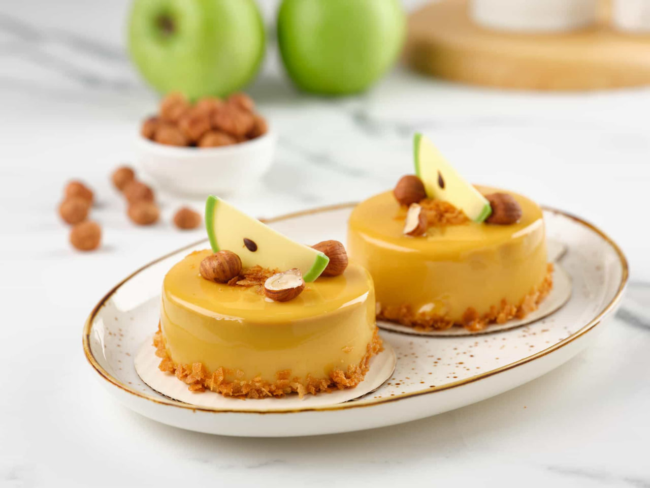 Пирожное Фундучно-яблочное