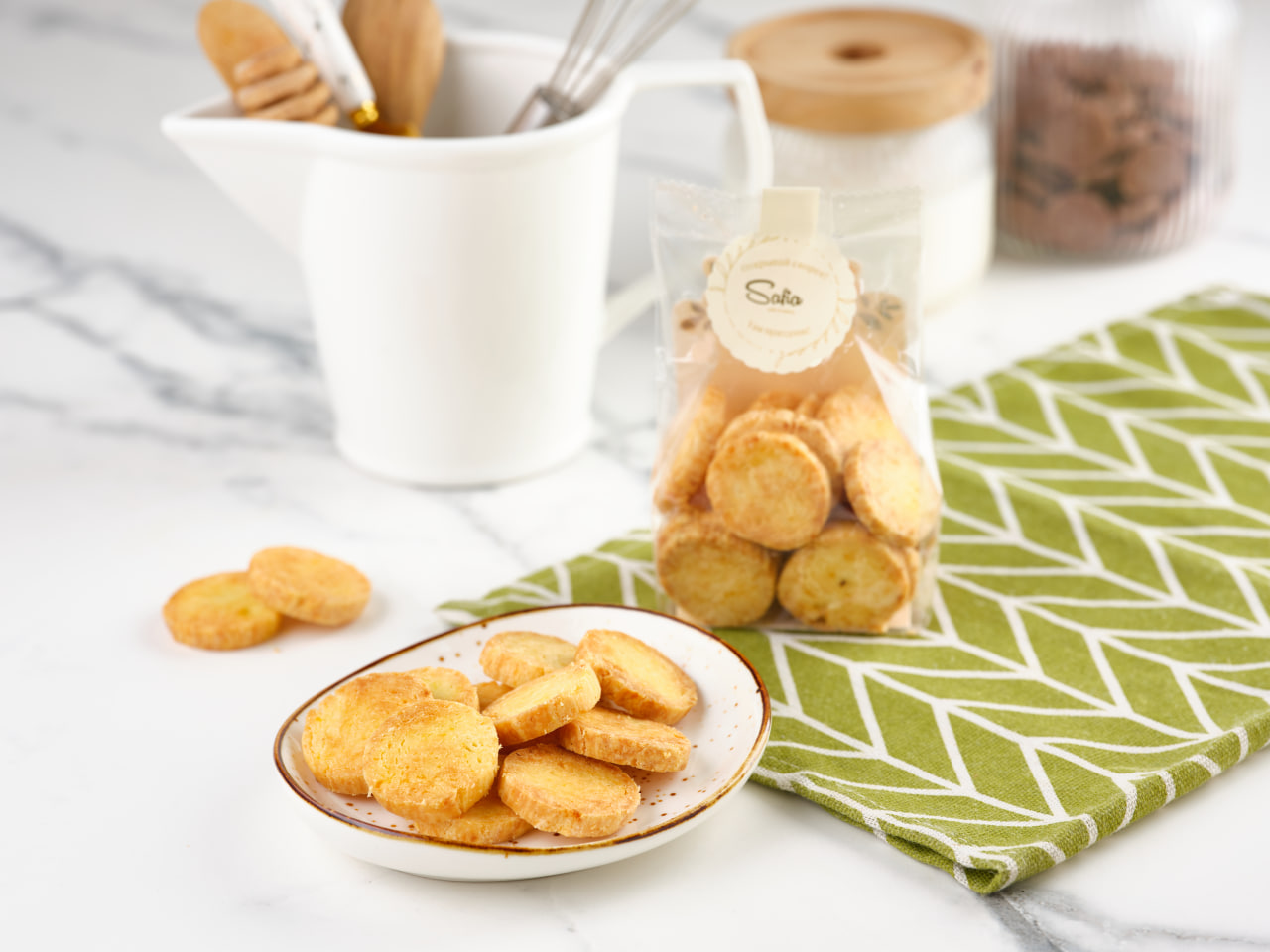 ПП Печенье с апельсином в упаковке